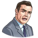 😨-Agent 007, Telegram Sticker