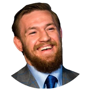 😄-Conor McGregor, Telegram Sticker