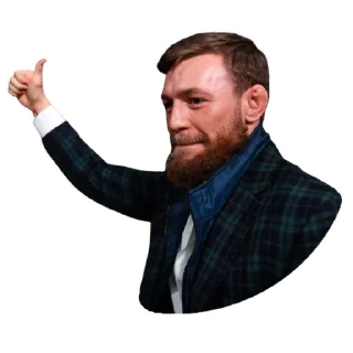 👍-Conor McGregor, Telegram Sticker