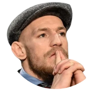 🤫-Conor McGregor, Telegram Sticker