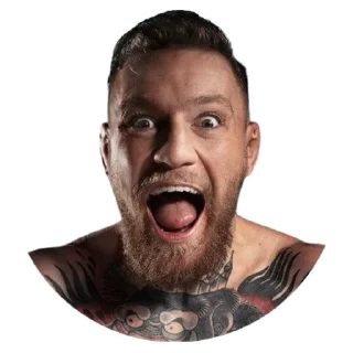 😆-Conor McGregor, Telegram Sticker
