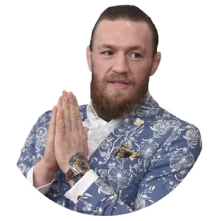🙏-Conor McGregor, Telegram Sticker