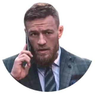 😕-Conor McGregor, Telegram Sticker