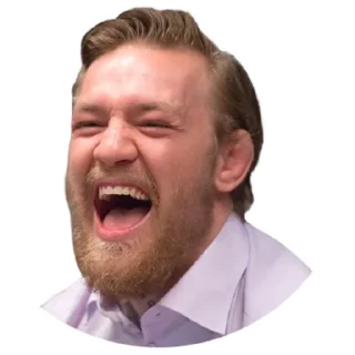 😆-Conor McGregor, Telegram Sticker