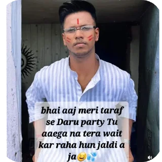 😊-GAND MAR STICKER BY @NPL_RAJ, Telegram Sticker