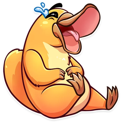 Cooper the Platypus, telegram sticker