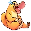 😂-Cooper the Platypus, Telegram Sticker
