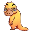 😞-Cooper the Platypus, Telegram Sticker