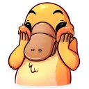 ☺️-Cooper the Platypus, Telegram Sticker