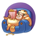 🍿-Cooper the Platypus, Telegram Sticker