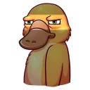 😑-Cooper the Platypus, Telegram Sticker