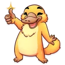 👍-Cooper the Platypus, Telegram Sticker