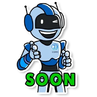 🔜-Core, Telegram Sticker