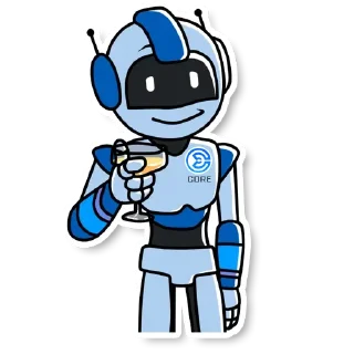 🍸-Core, Telegram Sticker