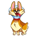 🤕-Corgeous, Telegram Sticker