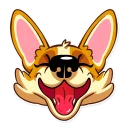 😂-Corgeous, Telegram Sticker