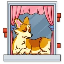 😔-Corgeous, Telegram Sticker