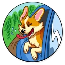 🚙-Corgeous, Telegram Sticker
