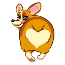 💛-Corgeous, Telegram Sticker
