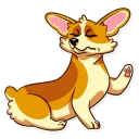 ⛔-Corgeous, Telegram Sticker
