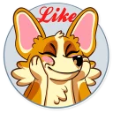 👍-Corgeous, Telegram Sticker