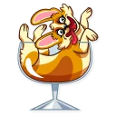 🍷-Corgeous, Telegram Sticker