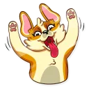 👋-Corgeous, Telegram Sticker