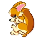 😢-Corgeous, Telegram Sticker