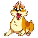 😨-Corgeous, Telegram Sticker