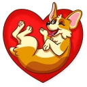 ❤-Corgeous, Telegram Sticker