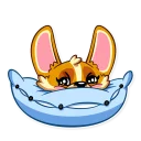 👀-Corgeous, Telegram Sticker
