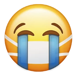 😭-CoronaEmoji, Telegram Sticker