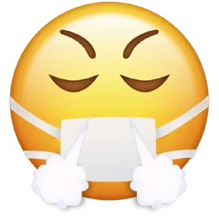 😤-CoronaEmoji, Telegram Sticker