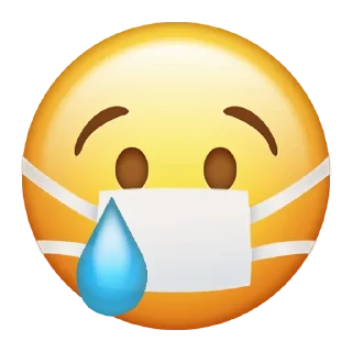 😥-CoronaEmoji, Telegram Sticker