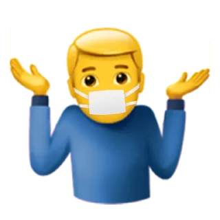 🤷‍♂️-CoronaEmoji, Telegram Sticker