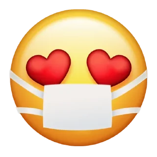 😍-CoronaEmoji, Telegram Sticker