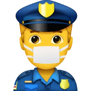 👮‍♂️-CoronaEmoji, Telegram Sticker