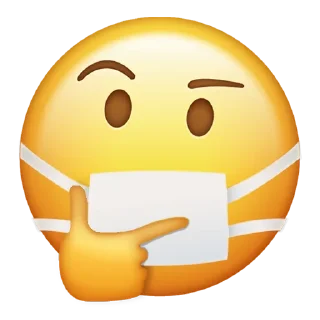 🤔-CoronaEmoji, Telegram Sticker