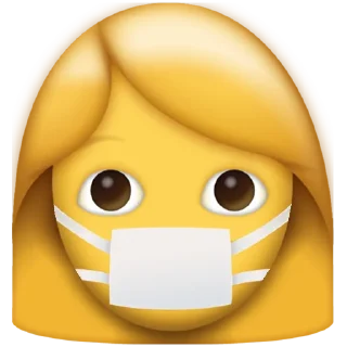👩-CoronaEmoji, Telegram Sticker