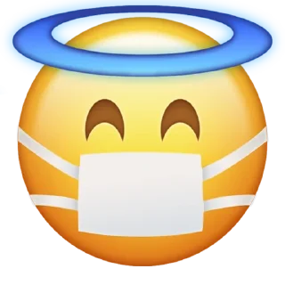 😇-CoronaEmoji, Telegram Sticker