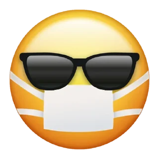 😎-CoronaEmoji, Telegram Sticker