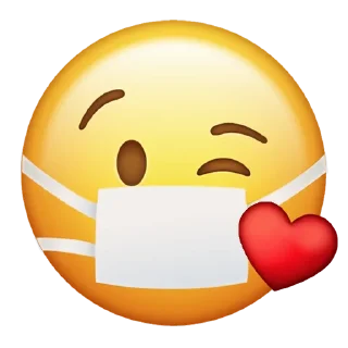 😘-CoronaEmoji, Telegram Sticker