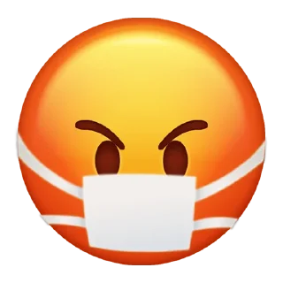 😡-CoronaEmoji, Telegram Sticker