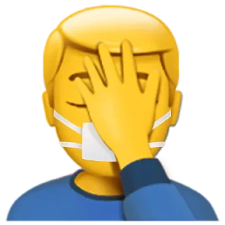 🤦‍♂️-CoronaEmoji, Telegram Sticker