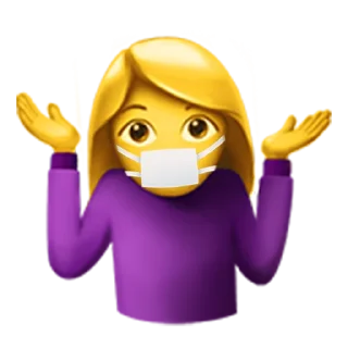 🤷‍♀️-CoronaEmoji, Telegram Sticker