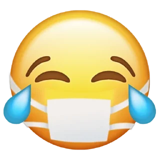 😂-CoronaEmoji, Telegram Sticker
