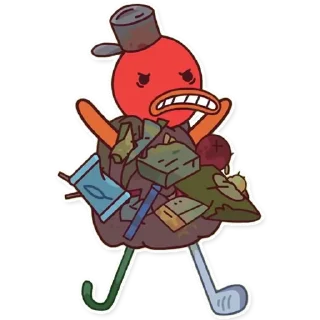 😡-Captain Kraken, Telegram Sticker