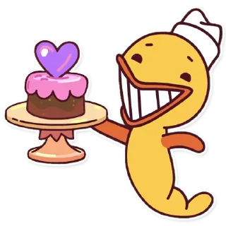 ❤️-Captain Kraken, Telegram Sticker
