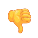 👎-Crazy Emoji @IMG2D, Telegram Sticker
