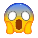 😱-Crazy Emoji @IMG2D, Telegram Sticker